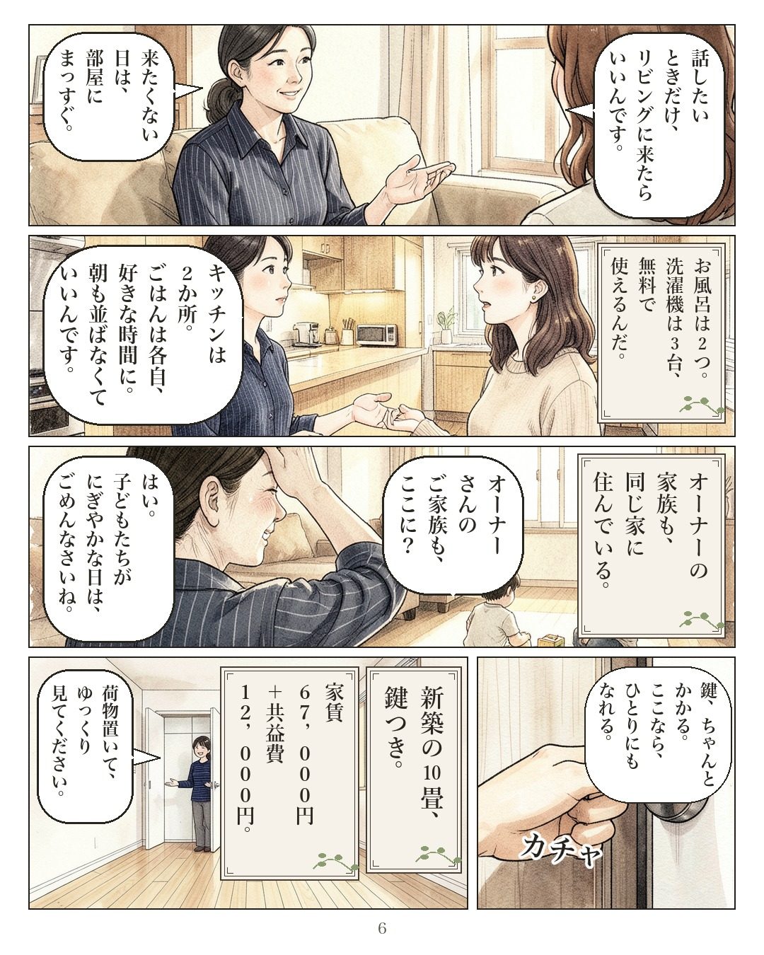 漫画 6ページ目